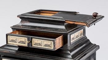 KABINETTSKÅP, barock, 1600-tal.