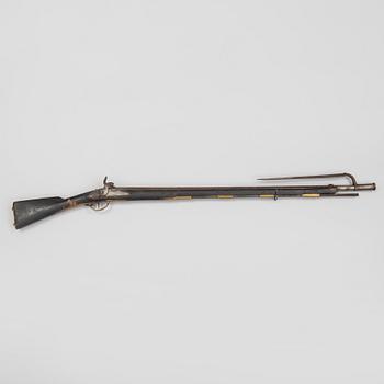 A Norwegian percussion gun 1774-1857 pattern.