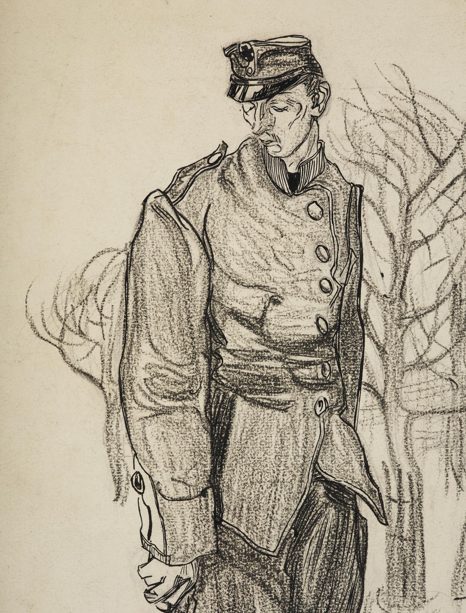 Axel Törneman,  "Den naive beväringsynglingen".