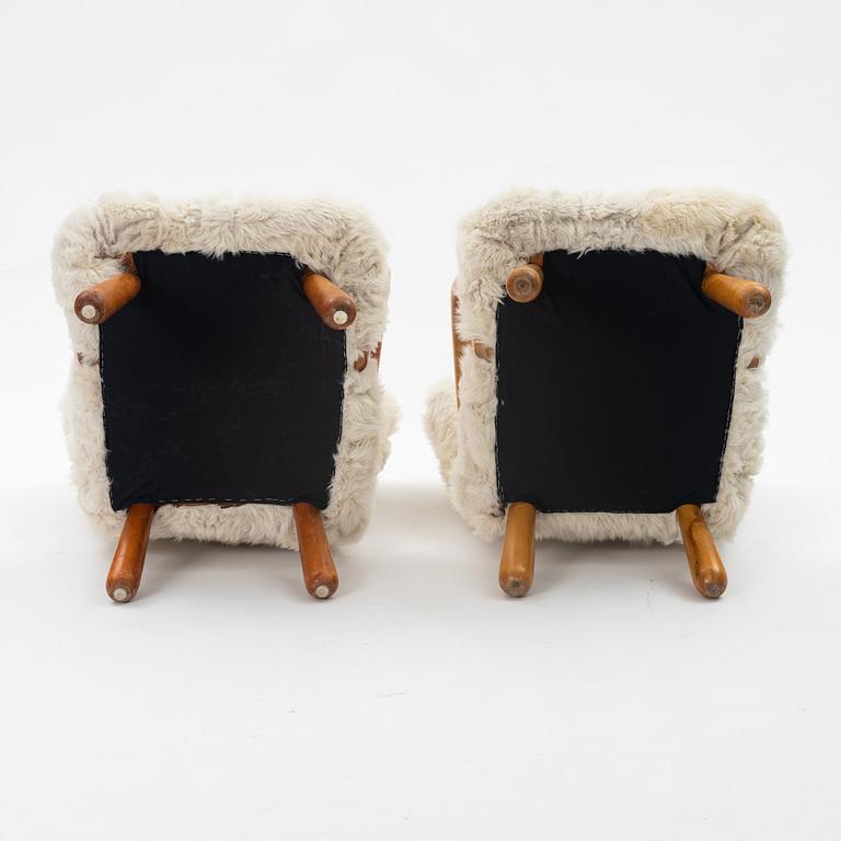 IKEA, a set of two easy chairs, model "Åke", Ikea, Älmhult, Sweden 1950s.