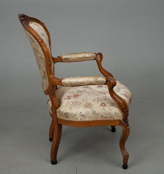 KARMSTOL, nyrokoko, 1800-talets slut.