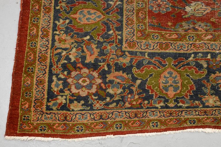 Matta, antik, Ziegler Mahal, ca 446 x 418 cm.