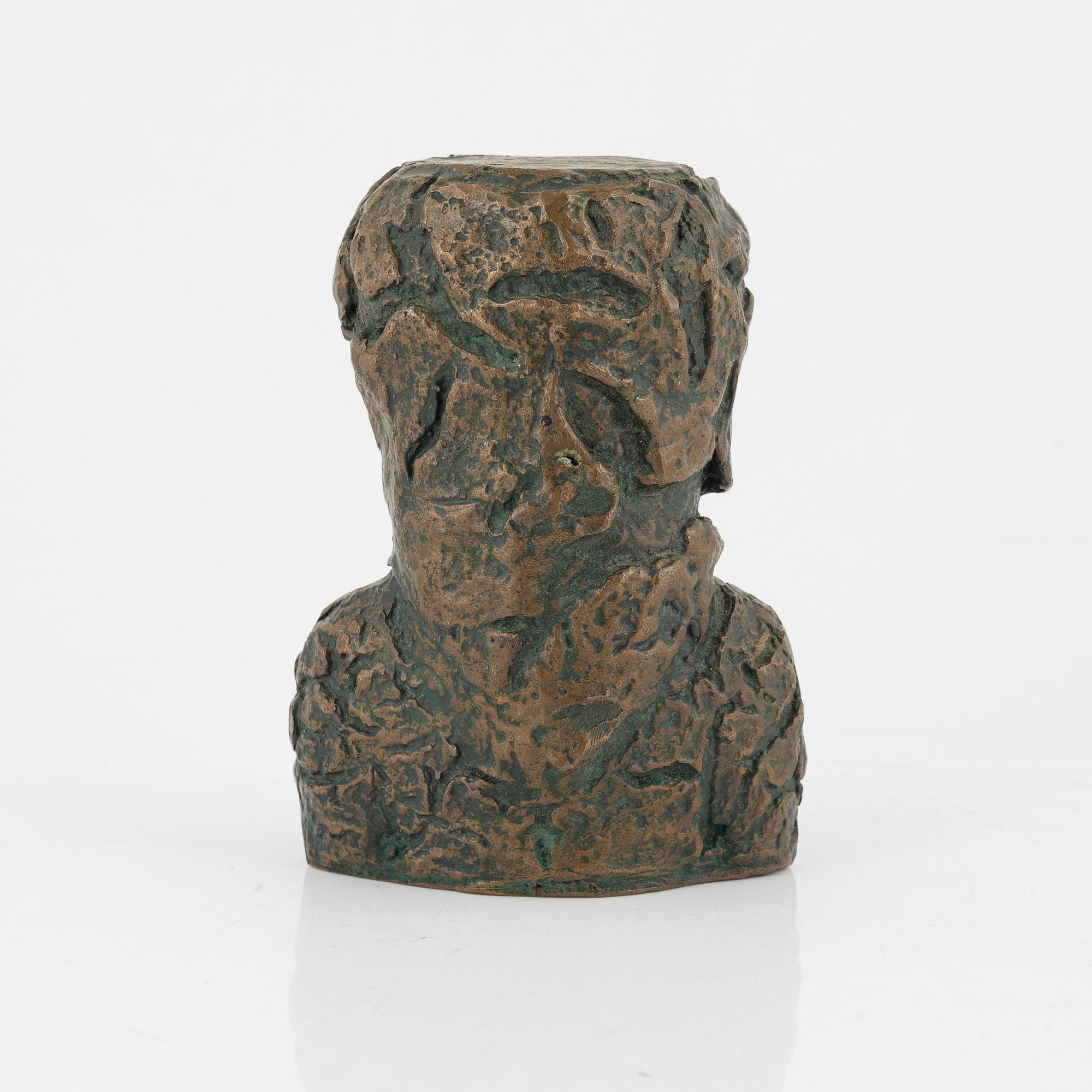 Voldemar Balutis, a signed bronze sculpture, dated 1975.