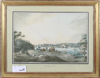 GRAFIK, 8 delar, efter Elias Martin. 1900-tal.