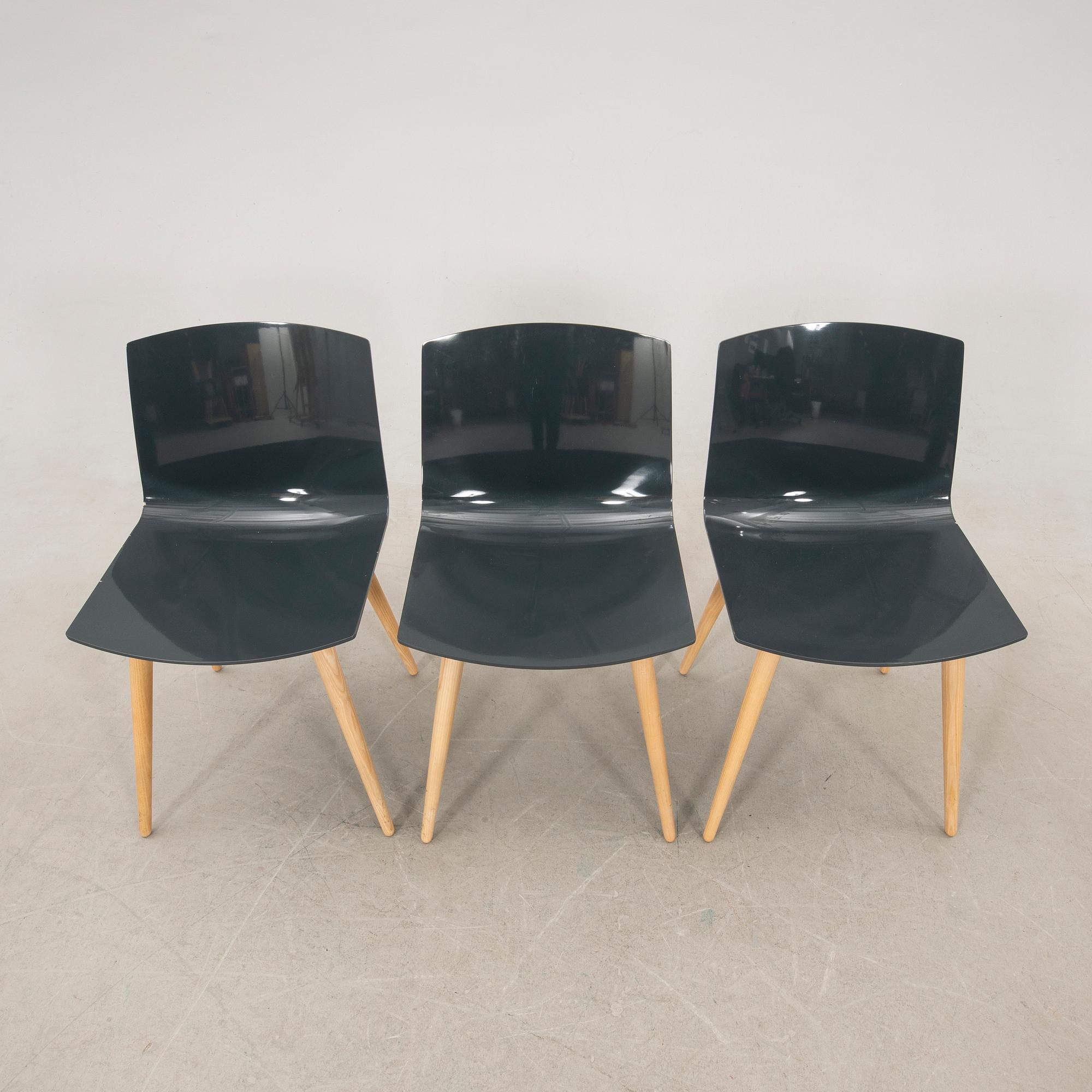 Stolar 6 st  "TAC", design av byKATO för Bröderna Andersen Möbelsnickeri Danmark samtida.