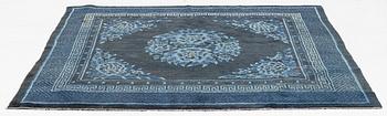 A rug, antique Baotou, approx. 190 x 157 cm.