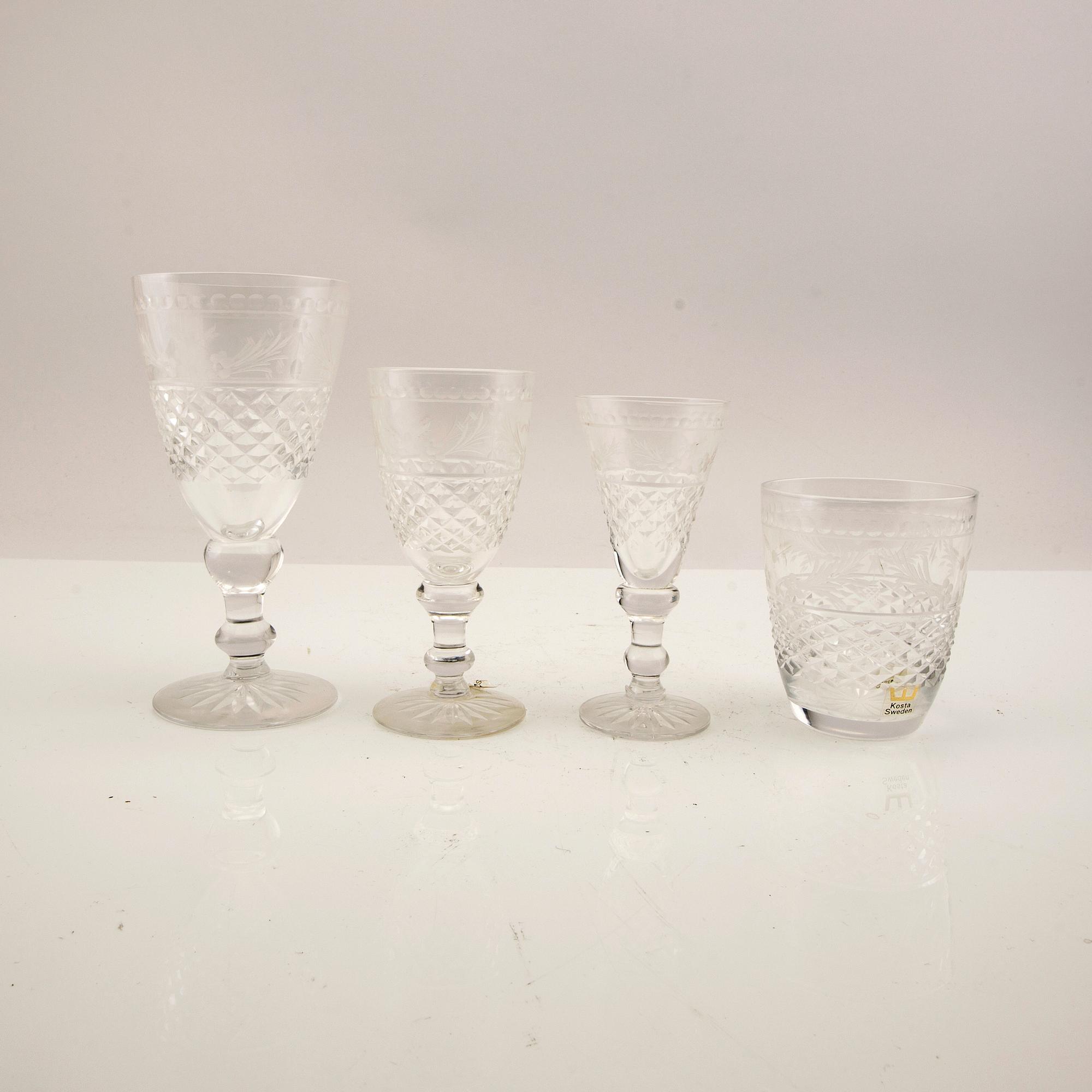 Fritz Kallenberg, service 48 pcs "Elvira Madigan", Kosta.