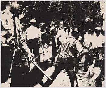 42. Andy Warhol, "Birmingham race riot".