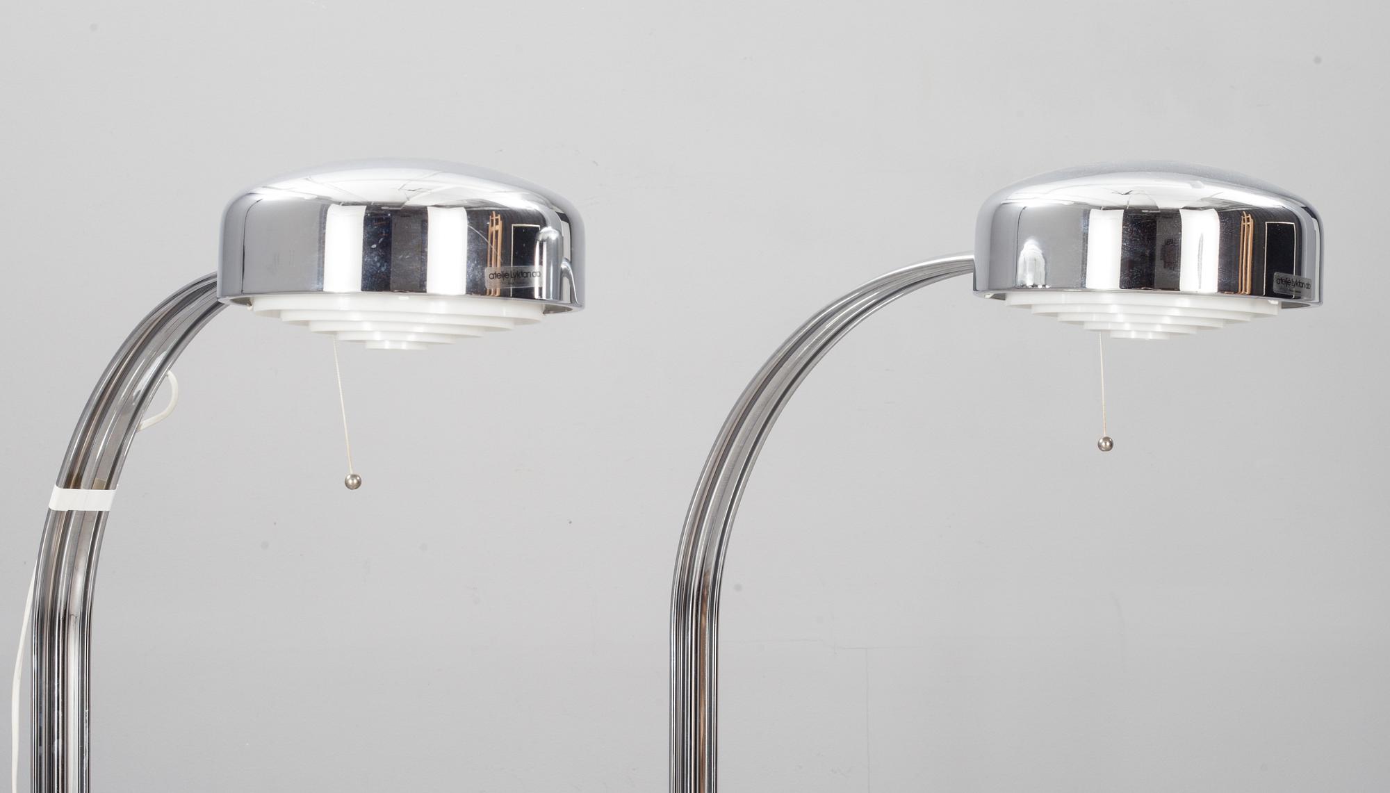 GOLVLAMPOR, ett par, "Arcade", Ateljé Lyktan.