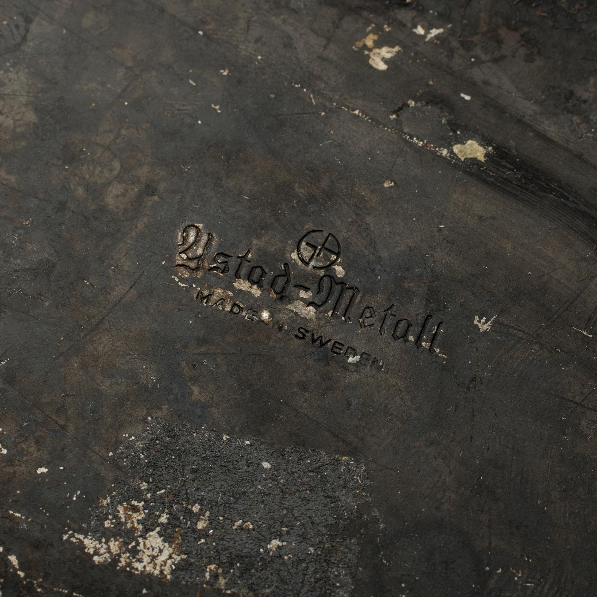 LJUSSTAKE, mässing, Gunnar Ander, Ystad Metall, 1900-talets mitt.