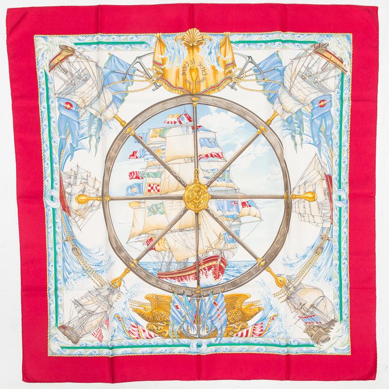 Hermès, "Vive Le Vent", scarf.