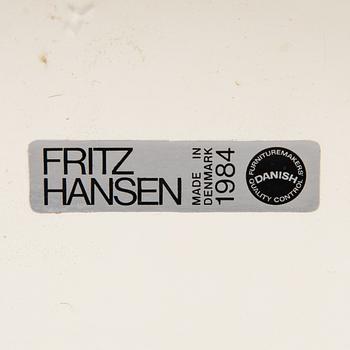 Arne Jacobsen,  stolar 6 st, "Sjuan", Fritz Hansen, Danmark 1984-1989.