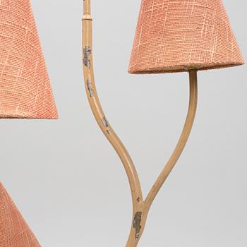 A floor lamp, Swedish Modern, 1940's.