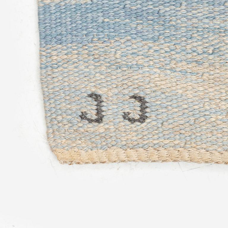 Judith Johansson, matta, "Blomsterkrans", rölakan, ca 273 x 208 cm, signerad JJ E.