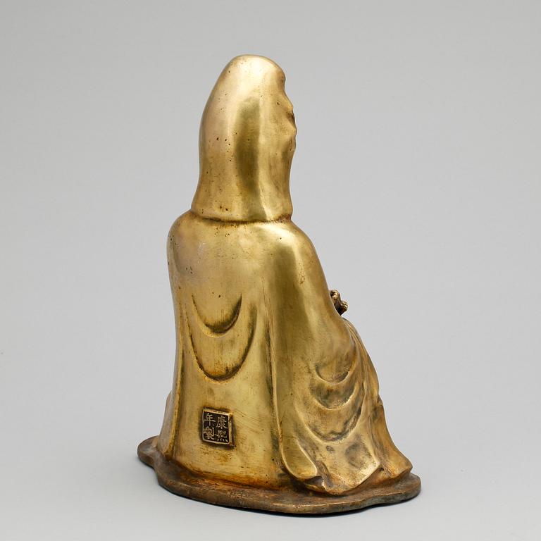 FIGURIN, mässing, modern tillverkning.