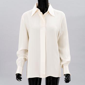 CHANEL, Three Vintage Silk Blouses.