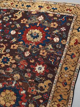 A carpet, fragment, an antique Karabagh 18th century, ca 293-300,5 x 202,5-205,5 cm.