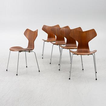 Arne Jacobsen, Chairs, 5, “Grand Prix”, Fritz Hansen,