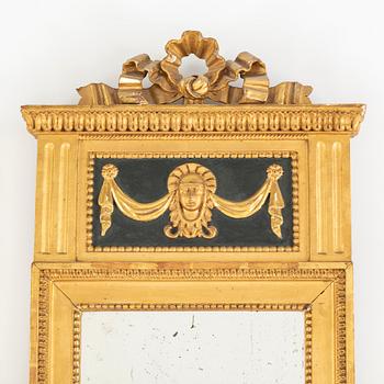 SPEGEL, Gustaviansk, Sverige, stämplad PWS.