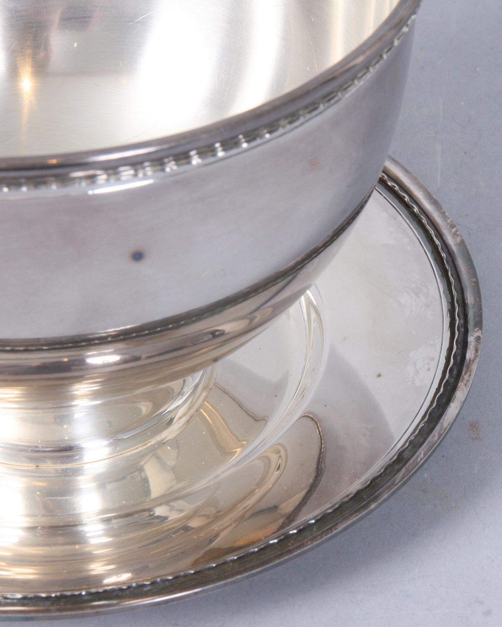 SÅSSKÅL, silver, GAB 1963. 493 gram.