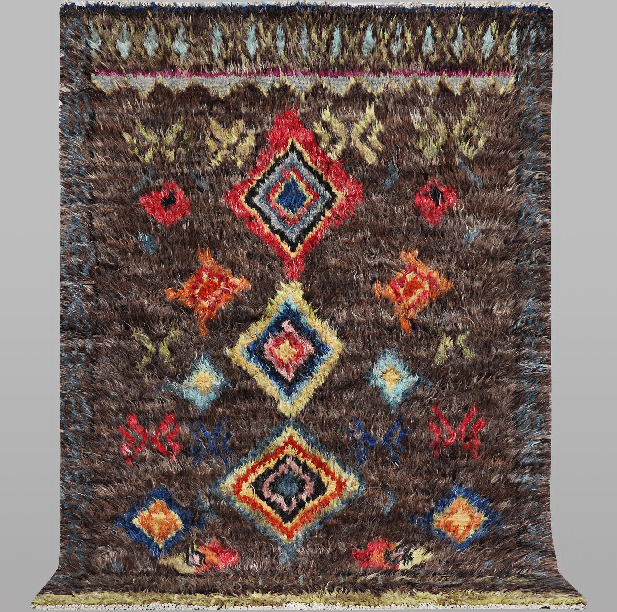 A rug, Gabbeh Golsang, ca 235 x 162 cm.