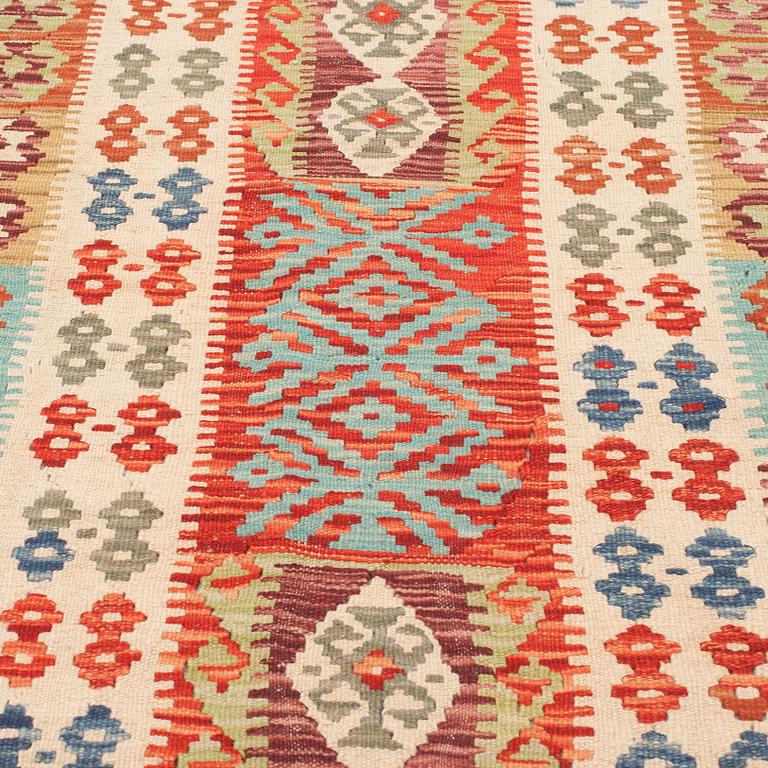 A RUNNER, Kilim, oriental, around 415 x 90 cm.