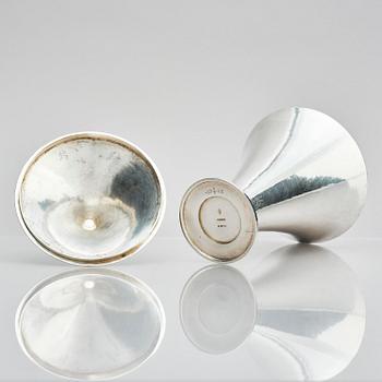 Wiwen Nilsson, a silver beaker with lid, Lund, Sweden 1927.
