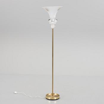 GOLVLAMPA, mässing, Fagerhults belysning, 1900-talets mitt.