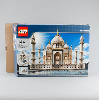 Prebuilt LEGO set "Taj Mahal" with box and instructions, Denmark, 2008.