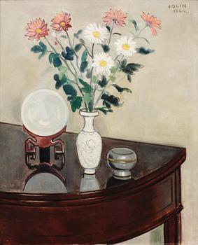 Einar Jolin, Still life with flowers.