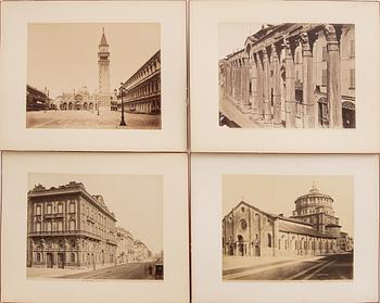 Photographers 14 pcs late 19th century Italy.