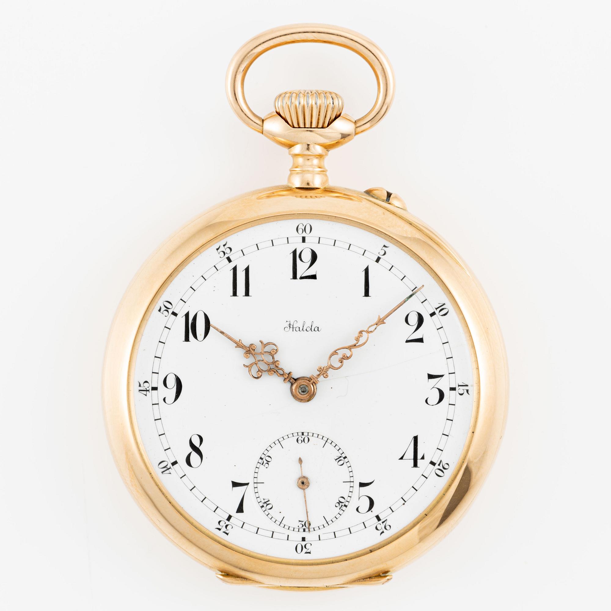 Halda, pocket watch, 50 mm.