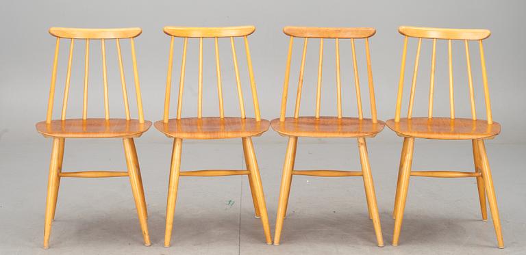 STOLAR, 4 st, "Fanett", Ilmari Tapiovaara, Edsbyverken samt PALL.