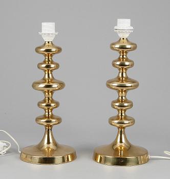 BORDSLAMPOR, snarlika, 1900-talets andra hälft.