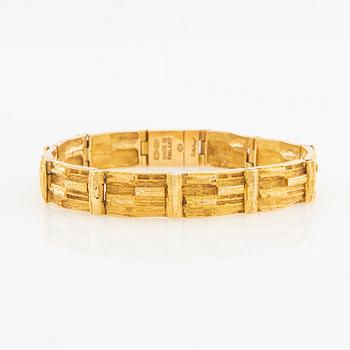 Björn Weckström, Bracelet "Kultaköngäs Cascade/Golden King Cascade" 18K gold, Lapponia.