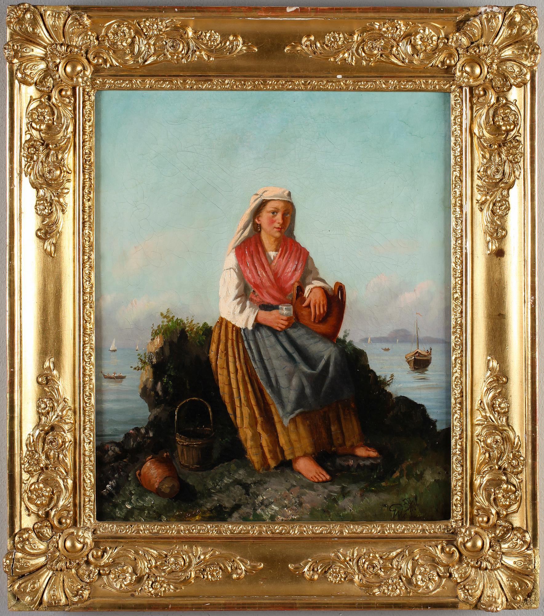 GUSTAF WILHELM PALM, olja på duk, mongoramsignerad med palm och daterad 1839.