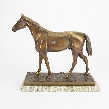 Hans Guradze, skulptur signerad brons.