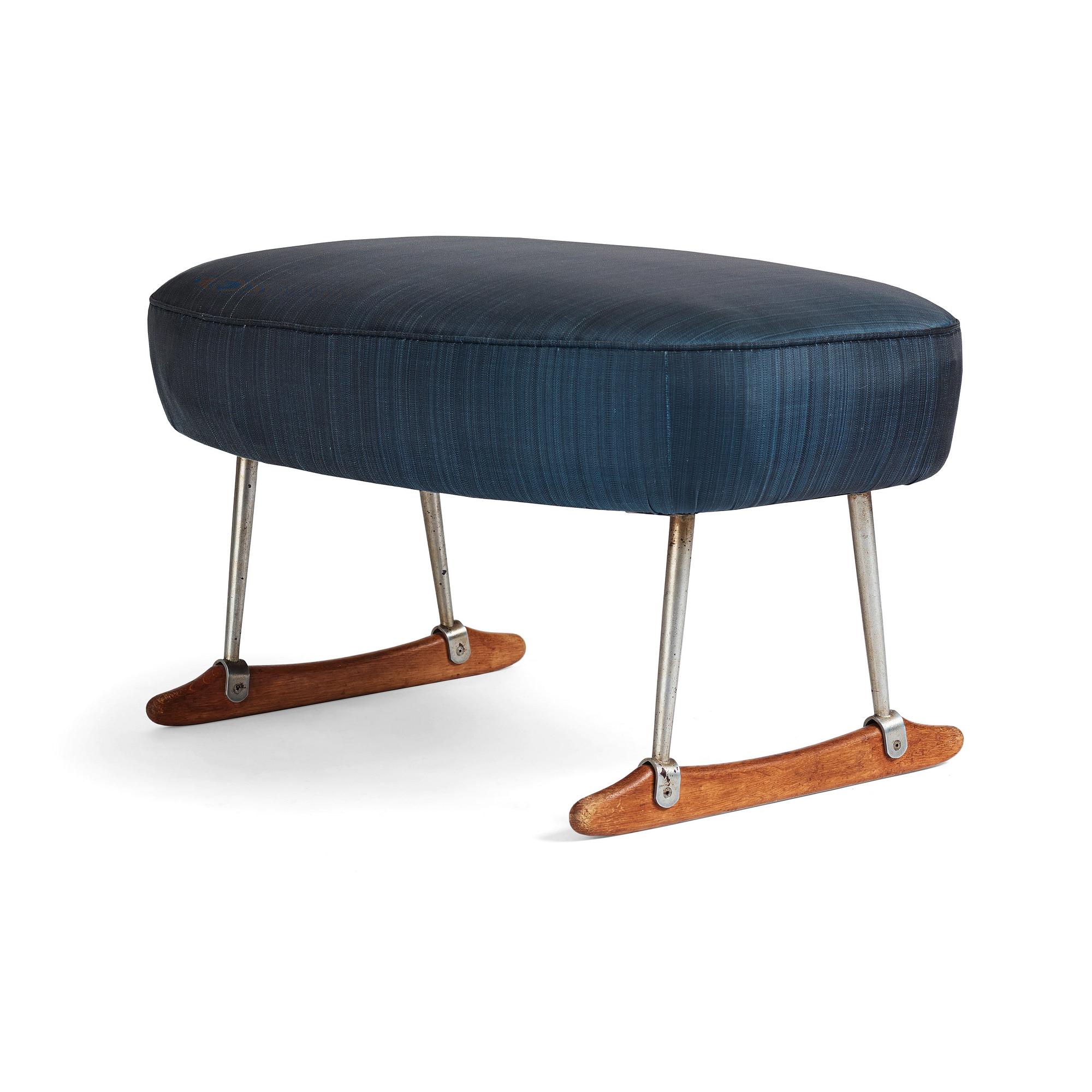 Børge Mogensen, an ottoman 'model 160', Tage M Kristensen & Co, Denmark ca 1953.
