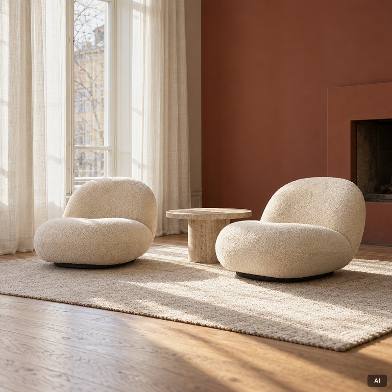 Pierre Paulin, Armchairs, a pair, “Pacha”, Gubi.