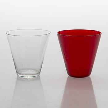 Kaj Franck, karaff och glas, 17 st. Notsjö 1900-talets mitt.