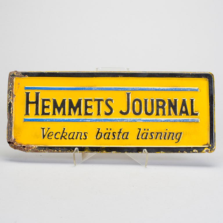 REKLAMSKYLT, 1900-talets mitt.