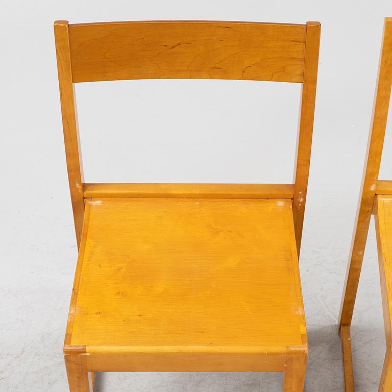 Sven Markelius, stolar 6 st. "Orkesterstolen", 1900-talets mitt.