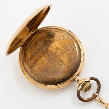 Pocket watch, hunter, 51 mm.