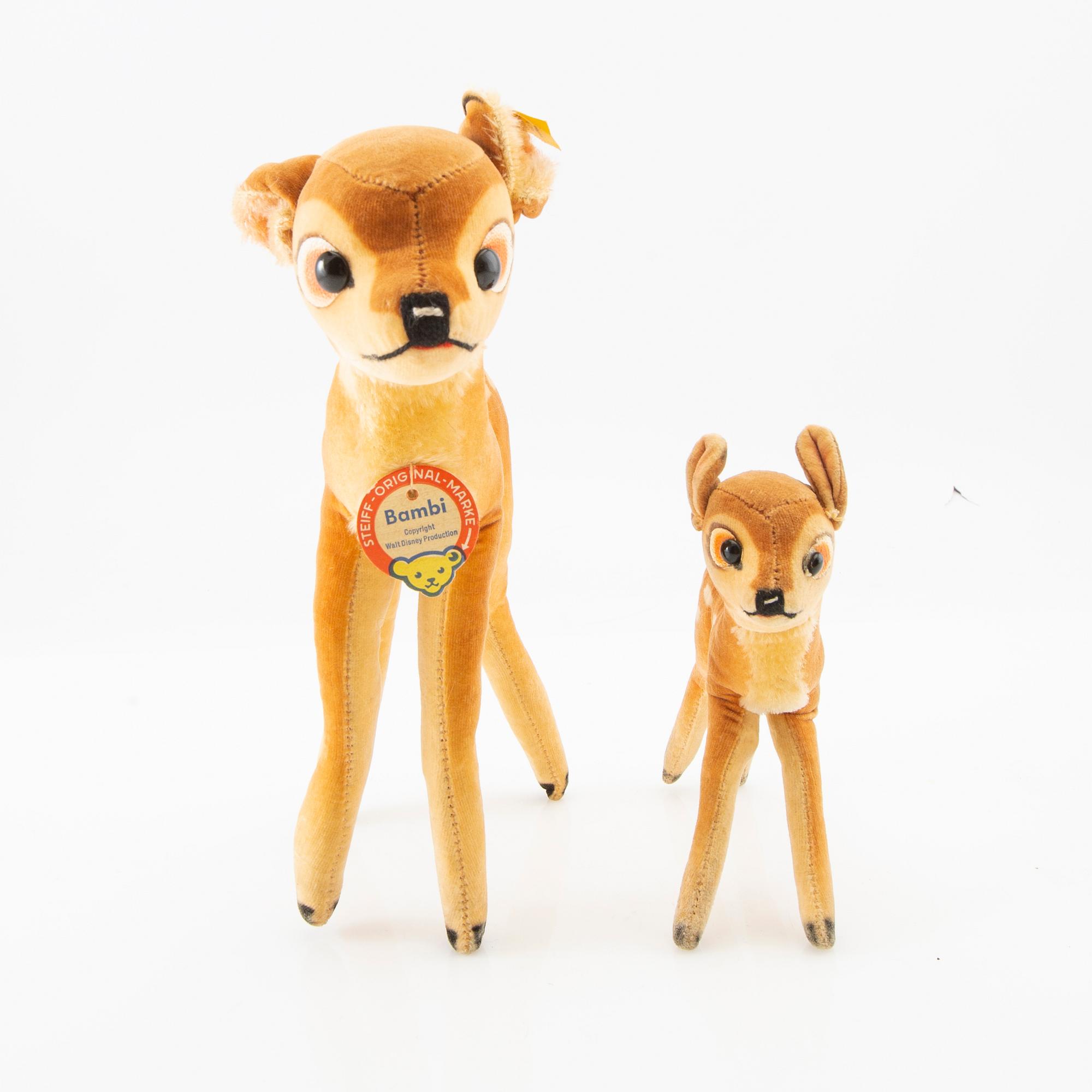 Toy animals, 4 pcs, Steiff, Germany, second half of the 20th century.