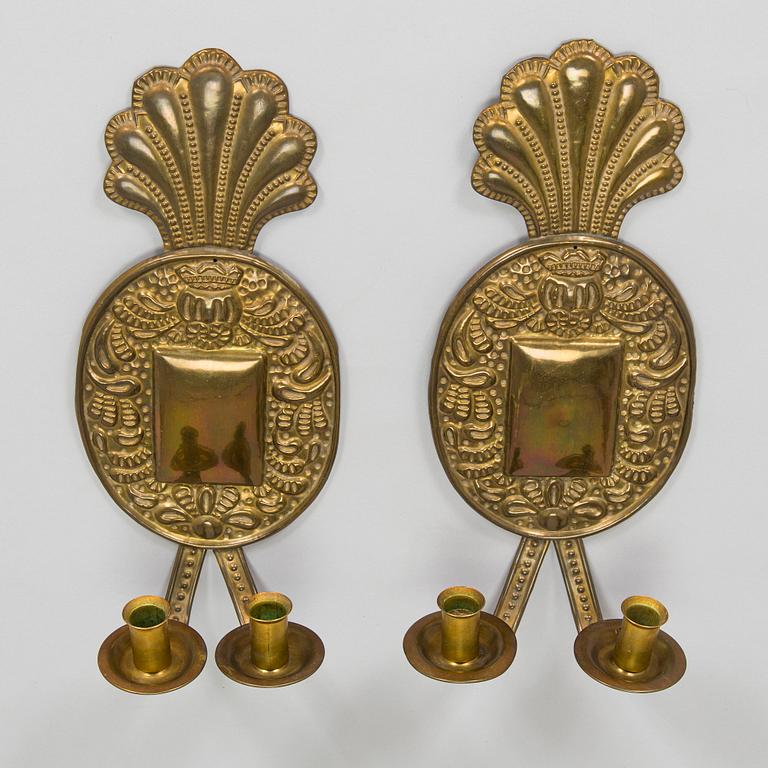 Paavo Tynell, lampettipari, malli MD 9, Taito 1930-luku.