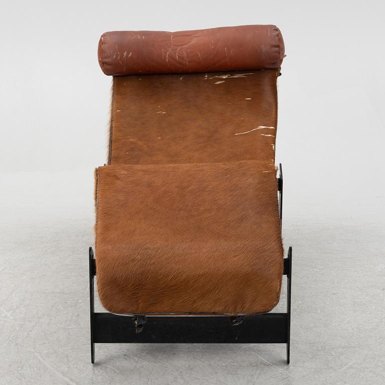 Le Corbusier, Pierre Jeanneret, Charlotte Perriand, vilstol, "LC4", Cassina, Italien, modellen formgiven 1928.