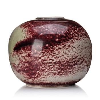 148. Stig Lindberg, a stoneware vase, Gustavsberg studio, Sweden 1977.