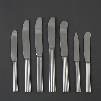 FOLKE ARSTRÖM, a 'Thebe' 141 piece stainless steel cutlery service from Gense.