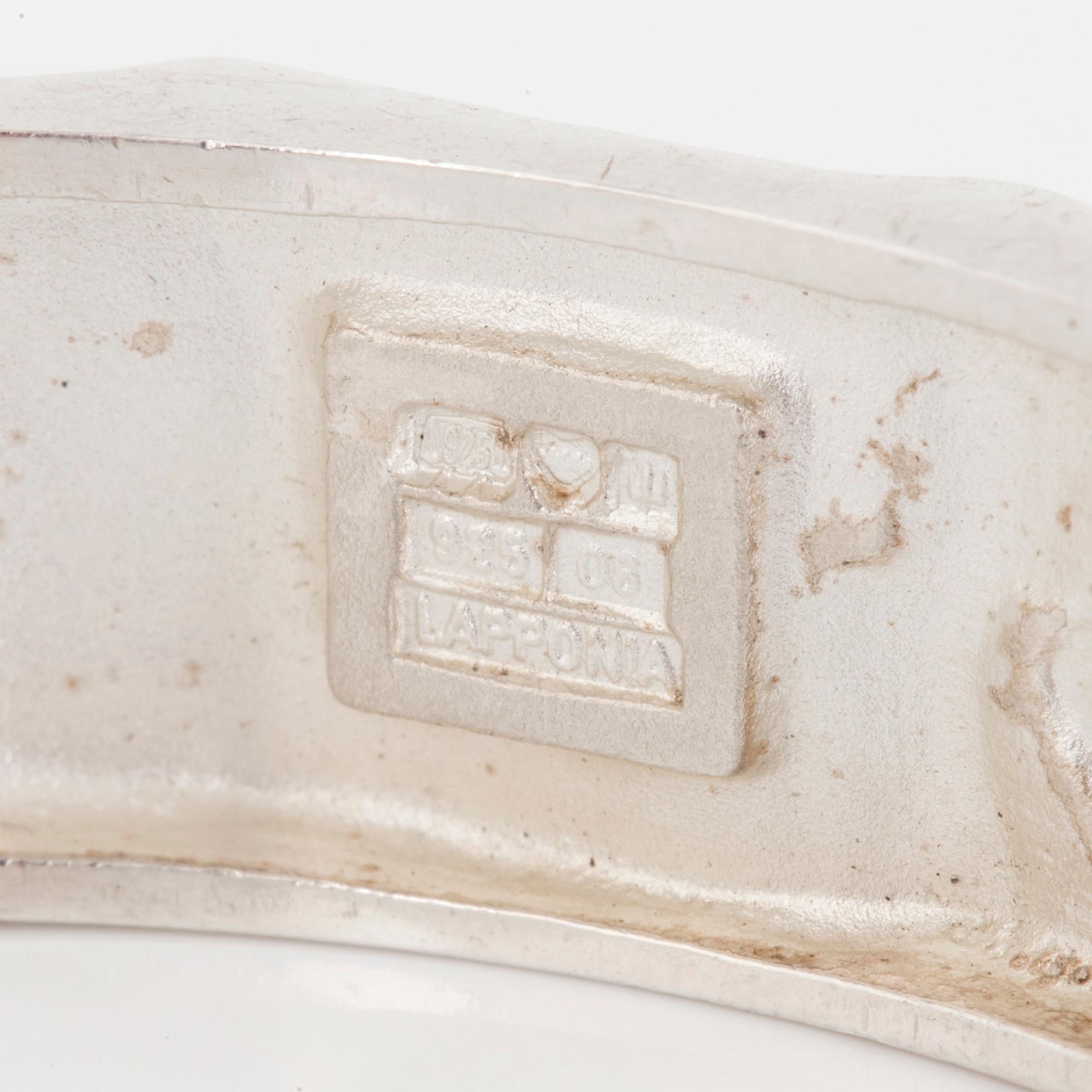 RANNEKORU, hopeaa. Lapponia 1991.