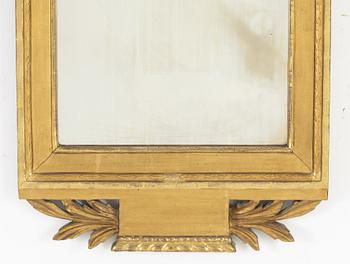 A Gustavian mirror, late 18th Century.